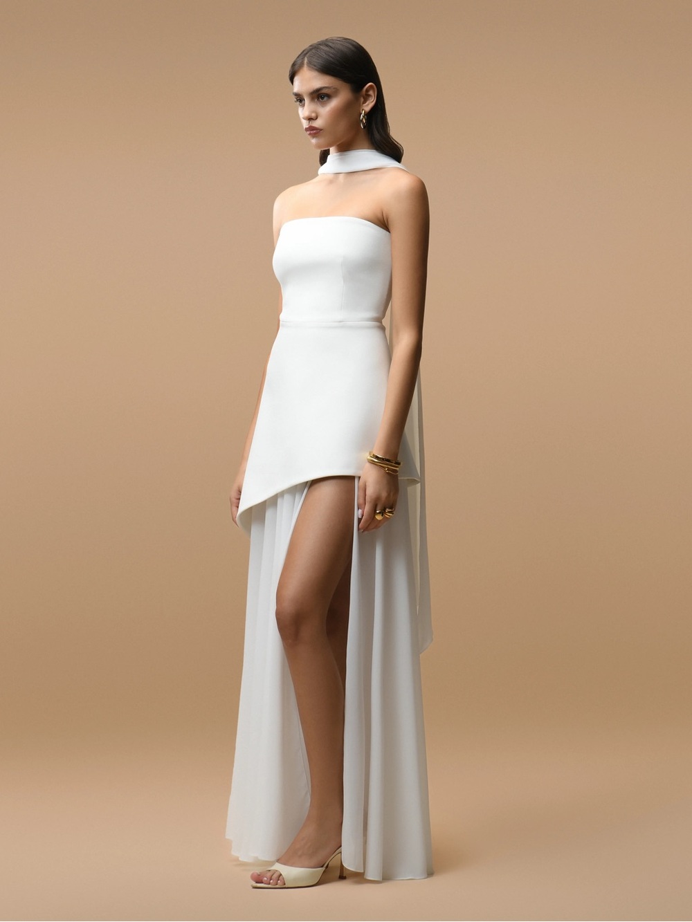 MATTERS Monaco White Dress With Scarf